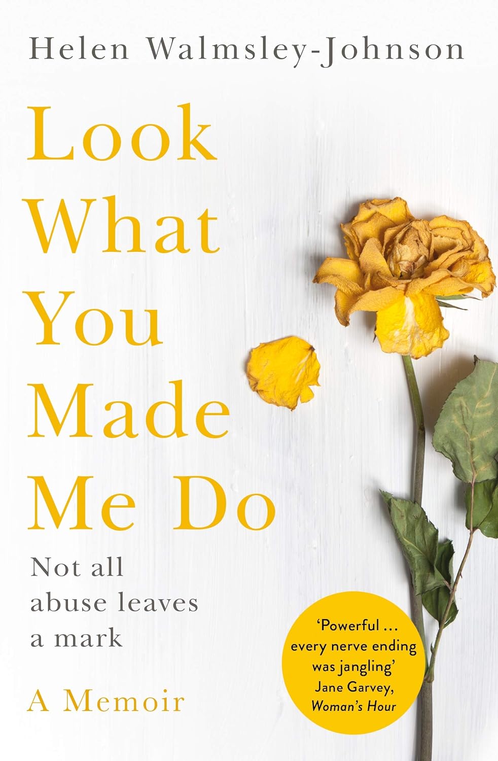 Book Cover - Look What You Made Me Do by Helen Walmsley Johnson