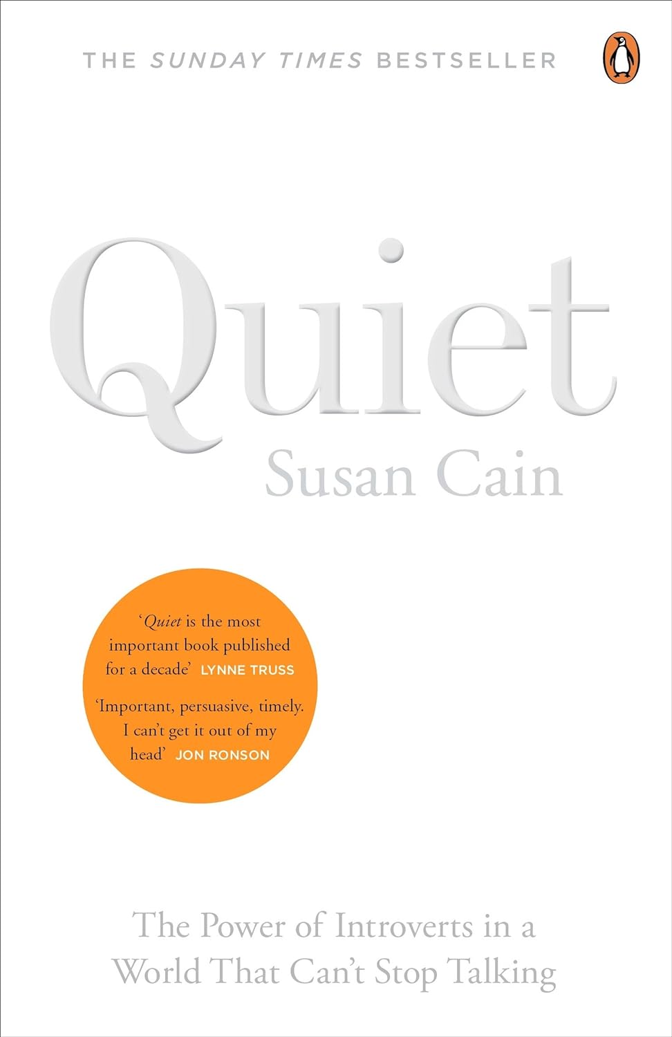 Book Cover - Quiet The Power of Introverts in a World That Can't Stop Talking by Susan Cain