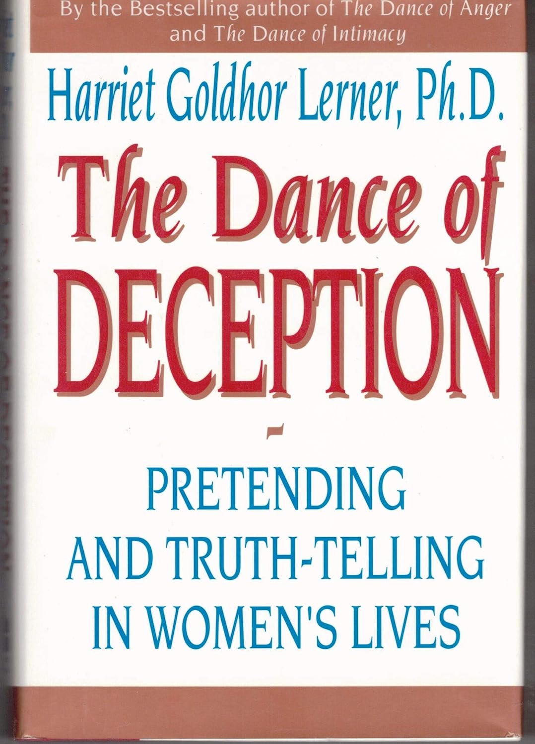 Book Cover - The Dance of Deception by Harriet Goldhor Lerner